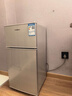 HYUNDAI（韓國現代）小冰箱迷你小型家用冷藏冷凍宿舍出租房辦公室雙開(kāi)門(mén)二門(mén)電冰箱節能省電 80L銀【租房神器+高性?xún)r(jià)比】 曬單實(shí)拍圖