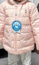 Teenie Weenie Kids【輕薄羽絨】小熊童裝秋冬男女寶熊耳羽絨服 粉色 120 cm 曬單實(shí)拍圖