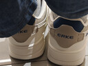 鴻星爾克男鞋秋季新款運動(dòng)板鞋小白鞋子休閑厚底學(xué)生百搭板鞋51122101113 曬單實(shí)拍圖