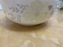 錦秋堂景德鎮陶瓷骨瓷飯碗 高腳碗 不燙手家用米飯碗  單件散件結婚送禮 7英寸面碗 曬單實(shí)拍圖