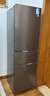 美的（Midea）220升三門(mén)冰箱灰色租房家用客廳宿舍小型冰箱三開(kāi)門(mén)節能省電低音運行BCD-220TM【國家補貼】 曬單實(shí)拍圖