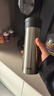 膳魔師（THERMOS）保溫杯男女士不銹鋼車(chē)載便攜高真空帶茶隔泡茶水杯女TCMA-550/400 TCMA-550 不銹鋼色 SBK 550ml 曬單實(shí)拍圖