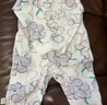 貝瑞加（Babyprints）寶寶連體衣2件裝嬰兒純棉四季衣服長(cháng)袖爬服柔軟哈衣家居內衣 紫90 曬單實(shí)拍圖