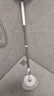 大衛旋轉拖把36cm桿伸縮99-127cm 4頭加厚拖布  D10雙驅動(dòng)免手洗 曬單實(shí)拍圖