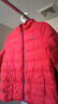Classic Teddy兒童羽絨服男女童連帽外套中大童裝輕薄冬裝加厚保暖衣服 大紅150 曬單實(shí)拍圖
