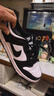 耐克NIKE女大童休閑板鞋 DUNK 新年禮物 運動(dòng)鞋CW1590-100白黑40 曬單實(shí)拍圖