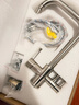 菲瀾雨（FEILANYU） 廚房水槽接洗碗機水龍頭冷熱家用4分6分多功能三通洗菜盆池專(zhuān)用 鎳拉絲七字【雙模式】 曬單實(shí)拍圖