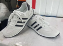 品牌斷碼男鞋秋季新款運動(dòng)鞋男軟底休閑跑步鞋男士網(wǎng)面透氣鞋子男 AD9088白色 41 曬單實(shí)拍圖