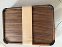 桃棲北美黑胡桃木榫卯提手托盤(pán) 家用野餐圍爐 茶具咖啡零食木質(zhì)收納盤(pán) 大號(店慶特價(jià)款-復合底板) 曬單實(shí)拍圖