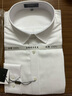 羅蒙斜紋短袖襯衫男士夏季純色長(cháng)絨棉質(zhì)商務(wù)休閑職業(yè)正裝白襯衣男工裝 曬單實(shí)拍圖