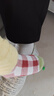 六指鼠無(wú)骨縫合~高筒加厚女童兒童襪子精梳棉秋冬季珊瑚絨中長(cháng)筒襪 曬單實(shí)拍圖
