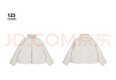 JNBY/江南布衣秋冬羽絨服女簡(jiǎn)約休閑通勤立領(lǐng)短款小泡芙5OBC12740 123/乳白色 S 曬單實(shí)拍圖