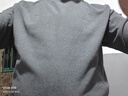 皮爾卡丹長(cháng)袖T恤男士秋冬德絨保暖抗菌打底衫半高領(lǐng)純色t恤衫 深灰 175  曬單實(shí)拍圖
