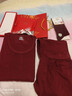 浪莎馬年本命年男士套裝酒紅色秋衣秋褲六件套老年保暖內衣服爸爸禮物 【酒紅純棉4件套】·1秋衣1長(cháng)褲1內褲1襪+送手提袋 3XL /185 曬單實(shí)拍圖