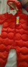 巴拉巴拉兒童輕薄羽絨服嬰兒寶寶連體衣冬裝新款男童女童造型可愛(ài)趣味 紅色糖葫蘆-白鴨絨 73 cm-充絨量37g 曬單實(shí)拍圖