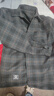 大嘴猴（paul frank）長(cháng)袖襯衫男士春秋季日系休閑格子襯衣男潮牌外套男裝 深灰色 L 曬單實(shí)拍圖