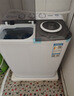 奧克斯（AUX）洗衣機半自動(dòng)家用雙缸雙桶大容量小型租房宿舍波輪雙杠強力去污省水電 【國補】13公斤【洗8+脫5+終身聯(lián)?！亢谏?曬單實(shí)拍圖