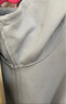UR2026春季新款女裝休閑日常連帽拉鏈超寬松外套UYY150093 中灰花灰 L 曬單實(shí)拍圖
