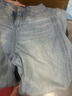 森馬（Semir）森柔牛仔牛仔褲女涼感闊腿褲25夏顯腿長(cháng)褲子109325124006 曬單實(shí)拍圖
