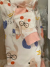 七彩博士嬰幼兒分腿睡袋冬季加厚保暖純棉寶寶防踢被子1-3-6歲童M碼160g粉 曬單實(shí)拍圖