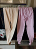 俞兆林2條裝秋褲女純棉中老年媽媽寬松加肥加大保暖褲襯褲大碼棉毛褲 曬單實(shí)拍圖