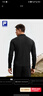 斐樂(lè ) 斐樂(lè )官方男裝針織長(cháng)袖上衣2025秋季新款健身運動(dòng)舒適半拉鏈長(cháng)袖T 深黑-BK M 170/92A/M 曬單實(shí)拍圖