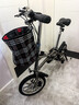 都市螳螂CMSBIKE一秒折疊自行車(chē)變速14寸小型超便攜成人折疊戶(hù)外小輪車(chē) 變速石英灰 曬單實(shí)拍圖