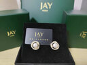Jay珍珠耳釘女耳環(huán)耳夾無(wú)耳洞耳飾時(shí)尚飾品送女友閨蜜新年禮物 珍珠耳夾（配證書(shū)） 曬單實(shí)拍圖