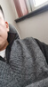 杰雷諾美式復古絨感羊毛衫男冬季無(wú)袖毛衣背心男坎肩內搭打底針織衫馬甲 曬單實(shí)拍圖