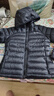 探路者（TOREAD）排骨羽絨服鵝絨超輕薄戶(hù)外徒步防風(fēng)防寒秋冬保暖外套 黑色女 L 曬單實(shí)拍圖