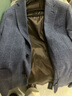 雅戈爾（YOUNGOR）西服男西便服綿羊毛單西棉混紡面料輕便舒適商場(chǎng)同款 深藍 L 175/96A 曬單實(shí)拍圖