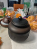 UHFV建水紫陶紫陶茶葉罐密封罐陶瓷紫砂大中小號醒茶罐普洱儲存罐防潮 紫陶-高罐 曬單實(shí)拍圖