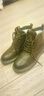 星頭啄木鳥(niǎo)全牛皮棉鞋男冬季真皮加絨加厚高幫鞋厚底羊毛棉皮鞋爸爸鞋雪地靴 8826棕色加絨棉鞋 42 曬單實(shí)拍圖