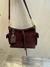 真皮磨砂牛皮復古美拉德托特包2026新款女包高級感單肩腋下斜挎包 【酒紫】 復古磨砂牛皮大容量 曬單實(shí)拍圖