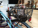 西騎者（WestBiking）自行車(chē)貨架后座架車(chē)筐單車(chē)折疊車(chē)籃鋁合金多功能貨架 加大加粗款【可加裝AirTag】 曬單實(shí)拍圖
