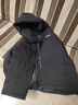 雪中飛羽絨服女短款連帽冬裝外套2025新款時(shí)尚休閑百搭寬松韓版防寒服 黑色 3XL （155-165斤） 曬單實(shí)拍圖