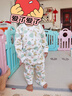乖奇熊男女寶寶長(cháng)袖長(cháng)褲內衣套裝春秋冬季嬰兒童純棉睡衣服家居服兩件套 曬單實(shí)拍圖