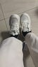 回力女鞋厚底增高老爹鞋女款2025新款冬季加絨鞋子爆款白色運動(dòng)鞋 米白色【6.5cm厚底增高】 36 曬單實(shí)拍圖