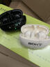 SONY AXSM新款真無(wú)線(xiàn)藍牙耳機 降噪防水半入耳戶(hù)外跑步耳機 粉色 膚色 曬單實(shí)拍圖