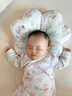 黎夢(mèng)思定型枕嬰幼兒0-6-12個(gè)月不悶熱頭型矯正枕頭新生兒圓頭糾正偏頭 花藤樂(lè )章  棉芯版 （10A抗菌 A類(lèi)品質(zhì) 絲綿內芯） 40x29x7cm 曬單實(shí)拍圖
