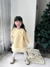 班喜迪女童連衣裙春裝2026新款洋氣兒童裙子寶寶公主裙春秋裝網(wǎng)紗衛衣裙 黃色 100 曬單實(shí)拍圖