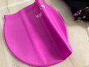 英發(fā)（YINGFA）兒童泳帽硅膠 男女童 長(cháng)發(fā)游泳帽 防水舒適不勒頭 玫紅 曬單實(shí)拍圖