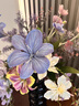 酈狼仿真花藝擺件高級感客廳臥室裝飾花束法式輕奢高端彷真花假花擺設 【紫藤花語(yǔ)】成品花束【材質(zhì)升級】 曬單實(shí)拍圖