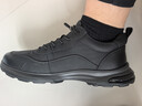 百麗厚底增高健步鞋男25秋戶(hù)外休閑運動(dòng)鞋A2152CM5 碳墨黑 42 曬單實(shí)拍圖