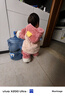 嘟嘟家兒童家居服套裝冬裝珊瑚絨寶寶睡衣加厚冬女童童裝男童套裝 粉色 曬單實(shí)拍圖