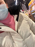鴨鴨【孫穎莎同款】時(shí)空道宇2.0系冬季時(shí)尚連帽短款保暖羽絨服 曬單實(shí)拍圖