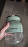 BEYZK【德國品牌】果蔬榨汁機榨汁桶水果榨汁機家用小型便攜噸噸杯自動(dòng)榨汁杯運動(dòng)果汁杯小果汁機 1300ml白色【一機雙蓋】可碎冰 曬單實(shí)拍圖
