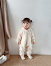 英氏（YEEHOO）【商場(chǎng)同款】嬰兒衣服女童秋冬長(cháng)袖連體衣保暖寶寶衣服新款 珍珠杏 80cm (推薦9-18個(gè)月) 曬單實(shí)拍圖