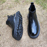 七匹狼男鞋冬季2025新款切爾西靴男厚底增高男士馬丁靴美式工裝休閑皮靴 黑色 41 【標準皮鞋碼】 曬單實(shí)拍圖