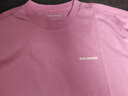 薩洛蒙（Salomon）男款 戶(hù)外運動(dòng)潮流休閑透氣舒適短袖T恤 SALOMON LOGO RX TEE 仙客來(lái)粉 C26870 L 180/100A 曬單實(shí)拍圖